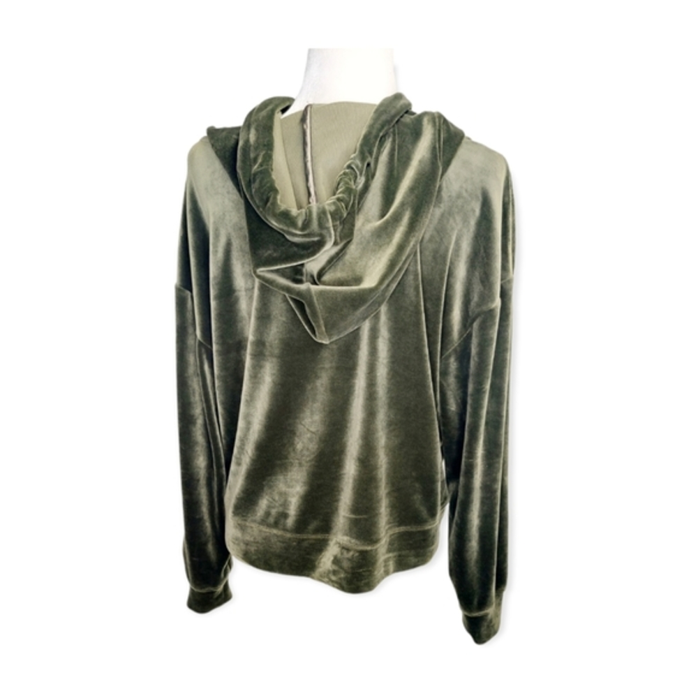 Sanctuary Melrose  Brigade Velour Hooded Sweatshirt‎ - Picture 4 of 6